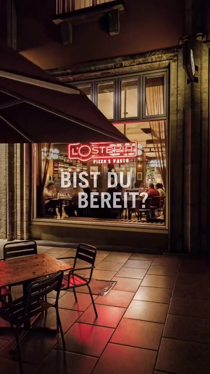 L’Osteria – Stuttgart · Bolzstraße, Standbild des Projektfilms