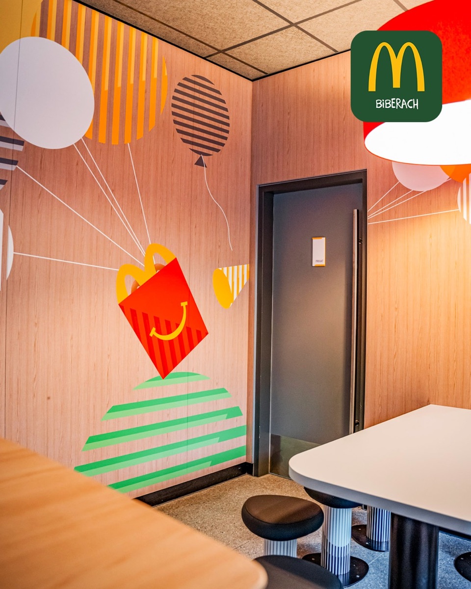 McDonald’s Biberach – Restaurantfotografie zur Wiedereröffnung