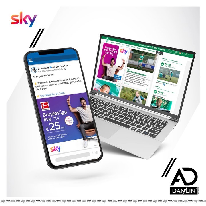 Sky – Sky · Affiliate Club Banner, Standbild des Projektfilms
